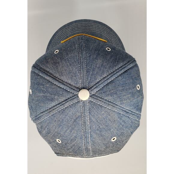 Vintage Tonkin Denim Snapback CAT Hat RN=68465 CA=1198 - Picture 6 of 8